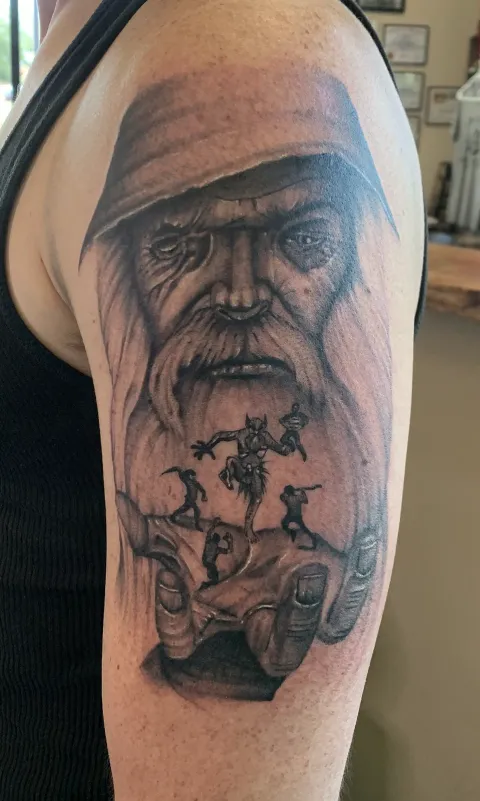 Aaron Slachter tattoo portfolio piece 3